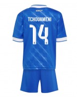 Real Madrid Aurelien Tchouameni #14 Kolmaspaita Lasten 2025-26 Lyhythihainen (+ shortsit)
